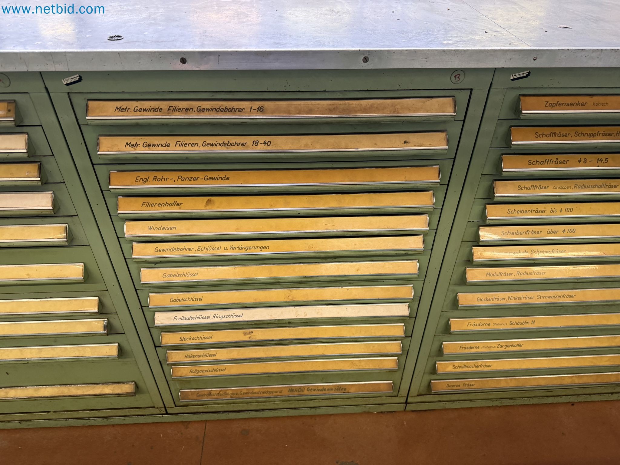 Inhalt Schubladenschrank